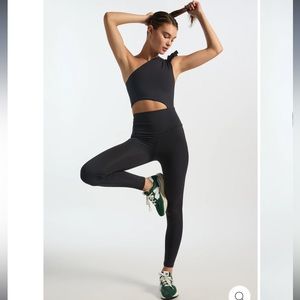 Port De Bras Nieves Unitard Black Small